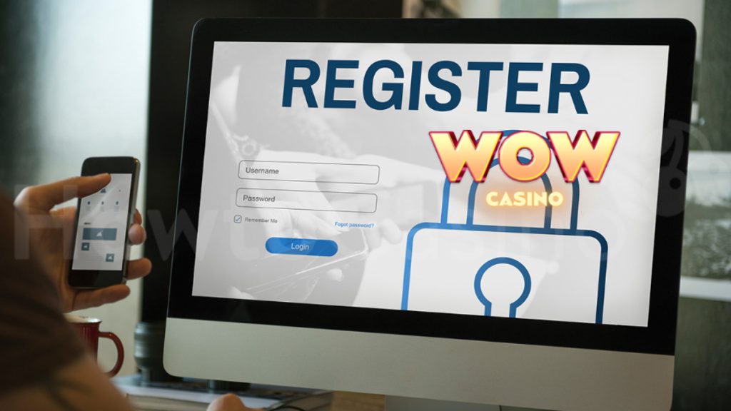 Easy login to your Wow Casino account 2